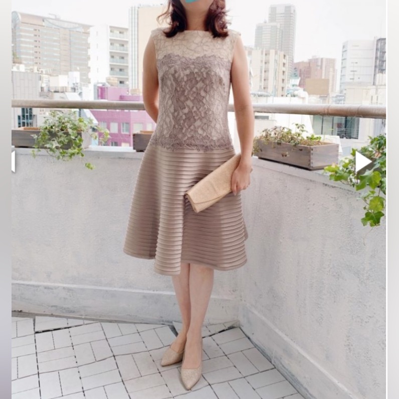 Tadashi Shoji - Size 12- Elegant White Dress Lace